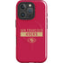 NFL San Francisco 49ers Red Performance Series iPhone 16 Pro Magsafe Impact Case